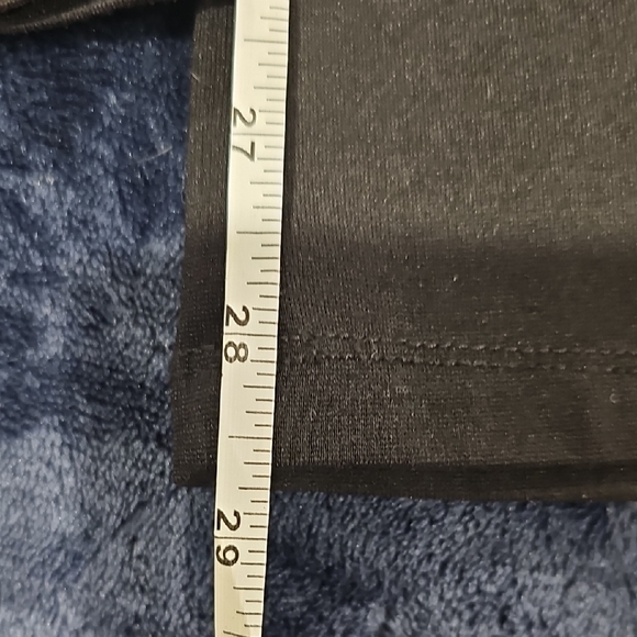 Soma Black Elastic Waist Stretch Straight Leg Dress Pants - Picture 7 of 8